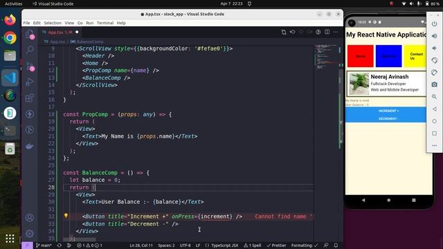 State in React Native смотреть онлайн