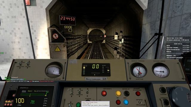 Garry's Mod Metrostroi После новогодняя поездка на поезде 81-540.2 по линии Virus+выезд из депо смотреть онлайн