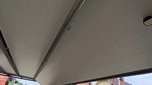 Секционные Alutech ворота под навес.