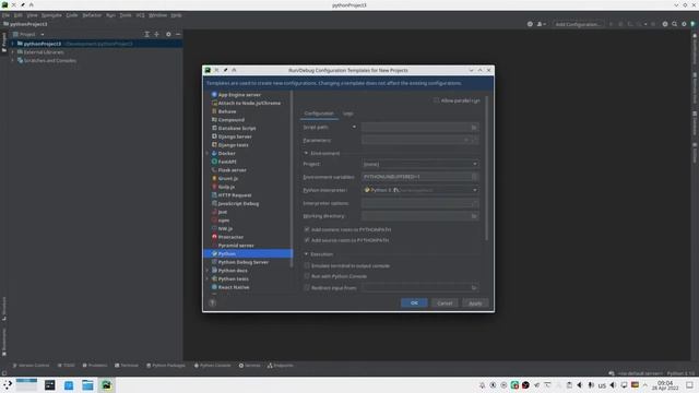 Need Help. Pycharm. Не тот интерпретатор у нового проекта. смотреть онлайн