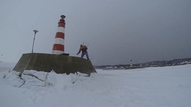 Snowkiting - Nida (Lithuania 2018) смотреть онлайн