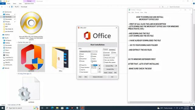 How to Download and Install Microsoft OFFICE Professional Plus 2021 for Free смотреть онлайн