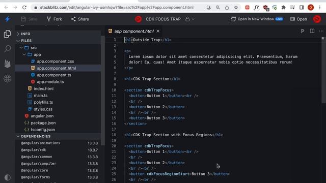 Trapping Focus with Angular CDK смотреть онлайн
