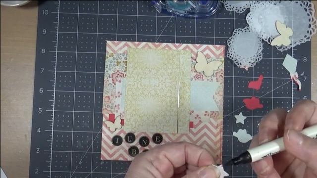 MiniPad Class - She's Crafty - Sketch 02 - 6X6 Scrapbooking Layout смотреть онлайн