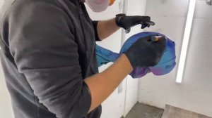 Как покрасить детский шлем. Тема «КОМИКС»