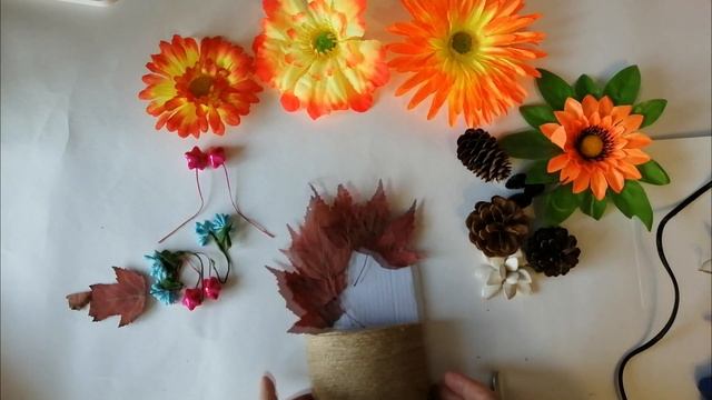 Поделка из природных материалов! Красивая корзинка с цветами смотреть онлайн