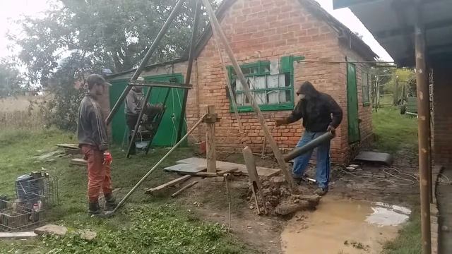 Скважина своыми руками за один день. Часть 2 смотреть онлайн