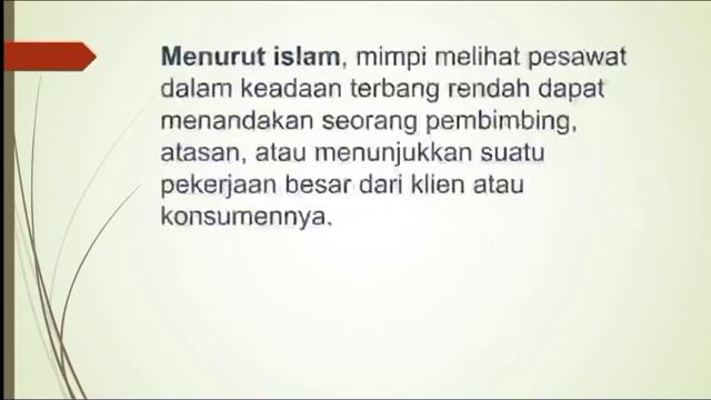 Arti Mimpi Melihat Pesawat Terbang Menurut Islam Primbon Dan Psikolog смотреть онлайн