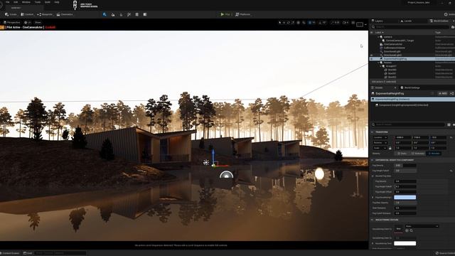 How to create volumetric light in Unreal Engine 5 | Exterior in Unreal Engine 5 смотреть онлайн
