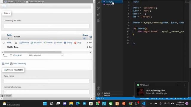 CRUD API PHP Native Part 1 (Menampilkan Data Dengan Method Get) смотреть онлайн