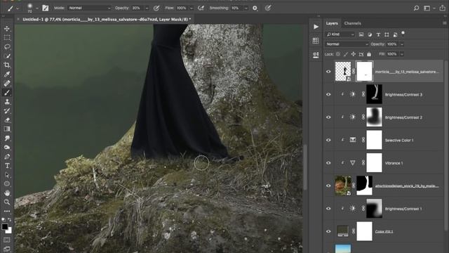 Photoshop - Photo Composite Tutorial смотреть онлайн