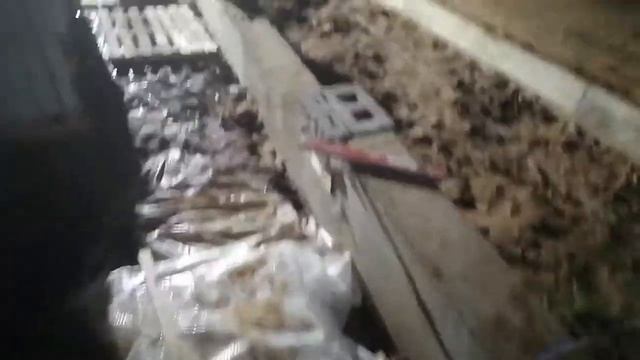 Первый ряд колотого блока . Столбы из колотого блока!!! Часть 1!!! смотреть онлайн