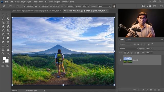 How to use content aware scale in photoshop in Hindi | Edit Menu in Photoshop Part 3 | Class 39 смотреть онлайн