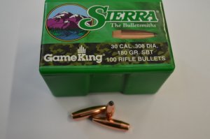 Пуля Sierra GameKing .30, 180 gr/11,7 грамм, SBT, арт 2160 ВС-0.506