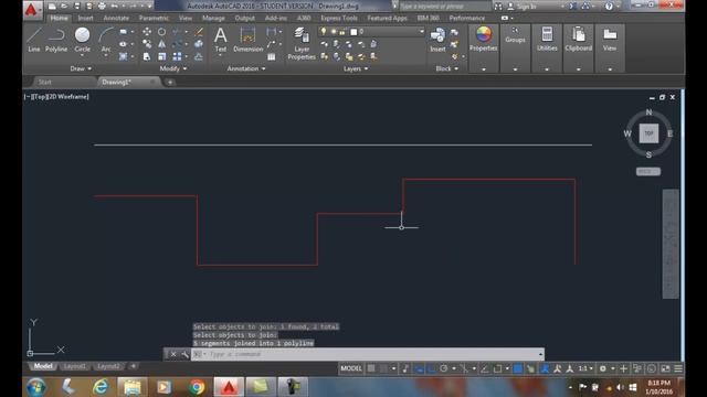 AutoCAD I 11-13 Using the Join Command смотреть онлайн