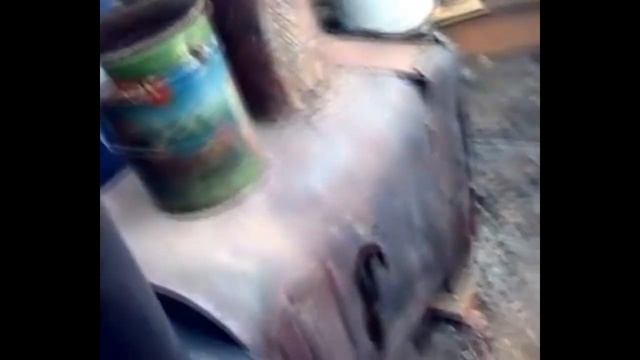 Супер печь на отработке для ОРАНЖЕРЕИ! смотреть онлайн