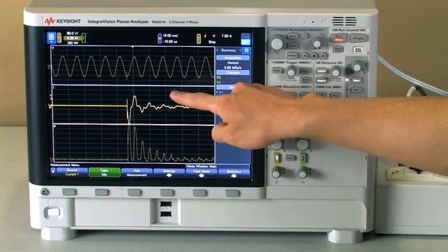 Measuring Inrush Current With An IntegraVision Power Analyzer