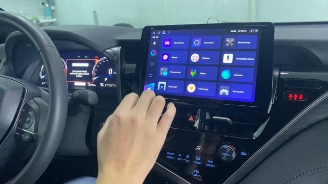 Toyota Camry 2022г. + Teyes cc3 2K смотреть онлайн
