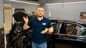 Toyota Camry 40 3.5 шумоизоляция дверей, пола, крыши, полки, багажника