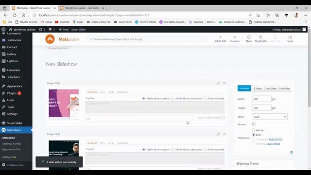 How to use Meta Slider in wordpress website | Meta Slider plugin for wordpress | learn wordpress #2 смотреть онлайн