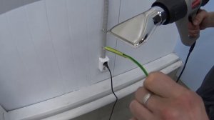 ? как одеть термоусадочные трубки на кабель | нужен фен строительный и термоусадка