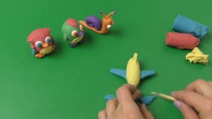 Лепим самолет из мультика "Совенок Хоп Хоп"