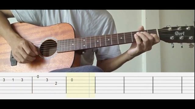 Merry Go Round Of Life (Easy Guitar Tutorial Tabs) Howl's Moving Castle смотреть онлайн