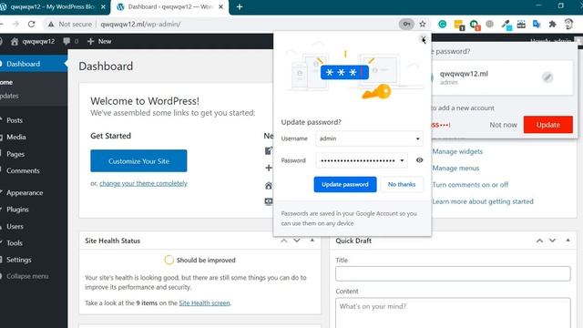 Change WordPress Password 2021 | How To Change WordPress Password from Dashboard | Hindi Tutorial смотреть онлайн