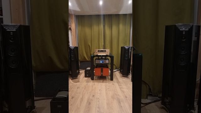Accuphase E650, акустика FRANCO SERBLIN KTEMA, источник Cambridge audio Edge NQ смотреть онлайн