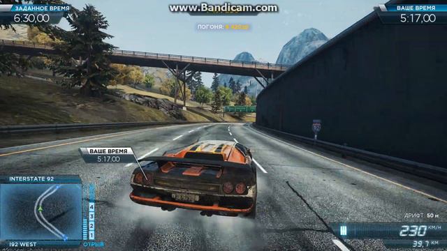 Need for Speed Most Wanted | Адская погоня в на дьявольской Lamborghini diablo sv смотреть онлайн