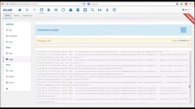 Hadoop Tutorial: Hue - Preparing the data for analysis with Pig and Python UDF смотреть онлайн