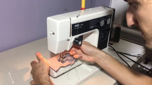 Pfaff 209 Free-Arm Sewing Machine - Serviced! (threading + demonstration) смотреть онлайн