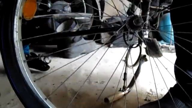 Ремонт бобины и замена шины на велосипеде. смотреть онлайн