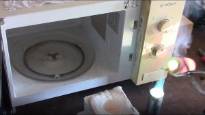 Плавка бронзы и латуни в микроволновке Часть 2