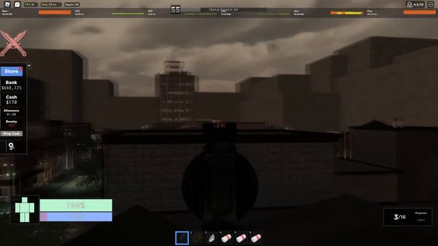 Madness Revolver in criminality! | Criminality ROBLOX смотреть онлайн