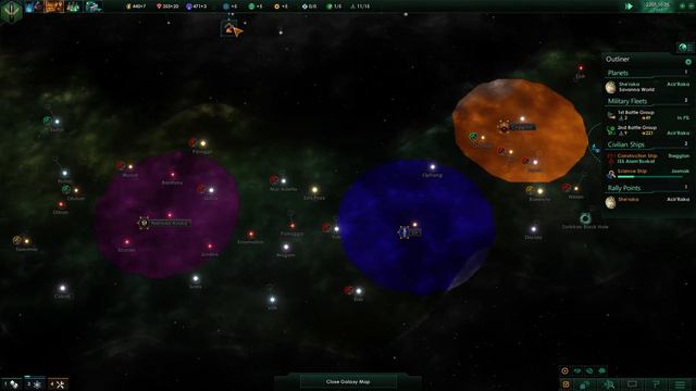 Stellaris Heinlein/Leviathan DLC, Part 03 - Galactic Green Genocide смотреть онлайн