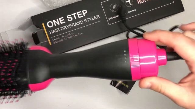 Відео огляд_ Фен Щітка гребінця 3в1 One step Hair Dryer 1 кВт 3 режими смотреть онлайн