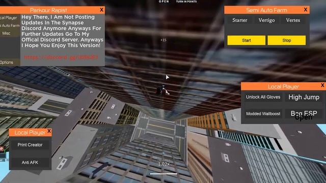 Roblox Parkour Exploit Showcase смотреть онлайн