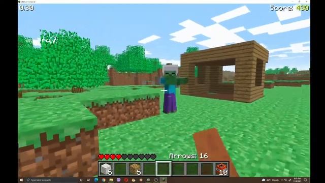 Minecraft 0.30 test survival (gameplay)