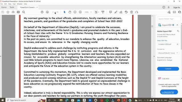 HOW TO PRINT GRADUATION/RECOGNITION PROGRAM-BOOKLET STYLE USING POWERPOINT PRESENTATION LAYOUT смотреть онлайн