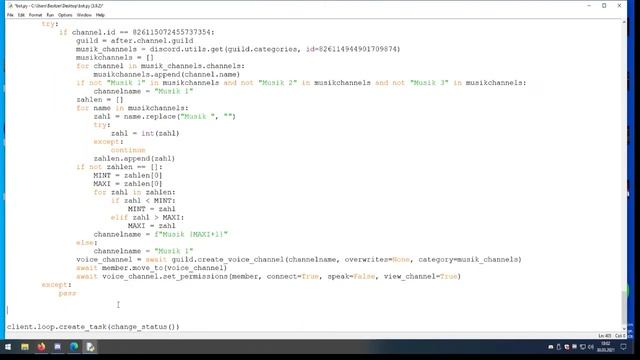 Python Discord Bot erstellen #017 Serverlog смотреть онлайн