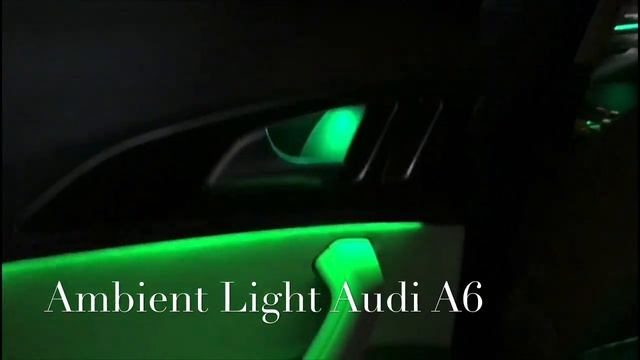 Подсветка салона Audi Ambient Light с установкой Ауди в Спб смотреть онлайн