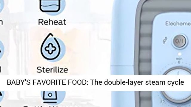 Baby Food Maker Chopper Grinder Mills and Steamer 7 in 1 Processor Steam, Blend, Chop, Disinfec смотреть онлайн