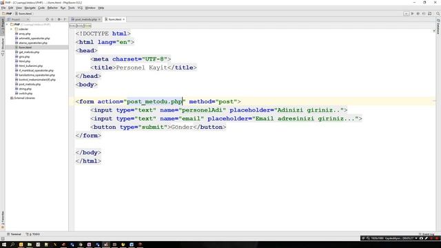 PHP Eğitim Part 15 POST Metodu смотреть онлайн