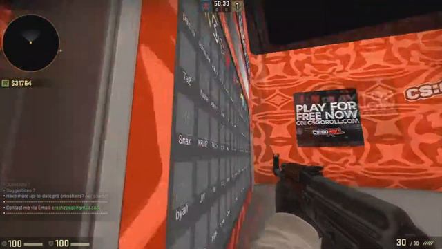 Как сделать прицел как у про игроков в CS:GO! смотреть онлайн