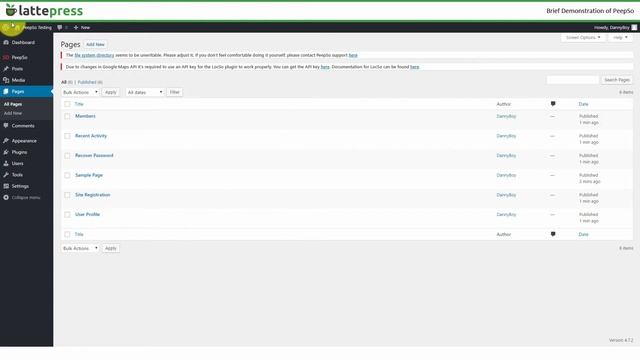 WordPress Tutorials - Usage Demonstration of PeepSo смотреть онлайн