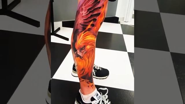 татуировка огненный орел By Andrzej Niuniek Misztal