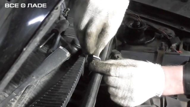 Замена салонного фильтра. Лада Калина (Lada Kalina - AvtoVAZ)