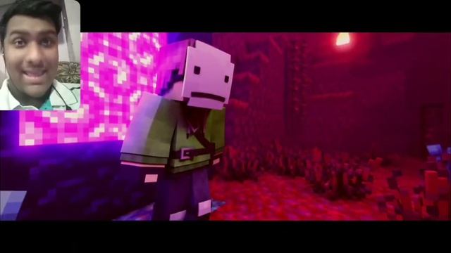"Do or Die" - Dream Manhunt Minecraft Animated Music Video Reaction Video смотреть онлайн
