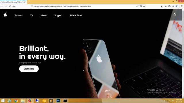 How to Make Responsive Hero Section & Sticky Navbar | HTML/CSS/SASS Tutorial | Part - 2 | #3 смотреть онлайн